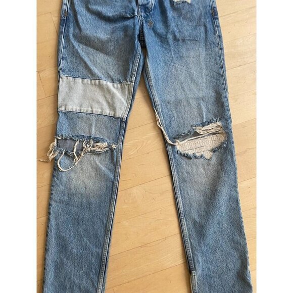 𝅺KSUBI Mens Jeans "Retrograde Trashed" Skinny Fit Sz 32 Distressed Button Fly - Picture 4 of 10